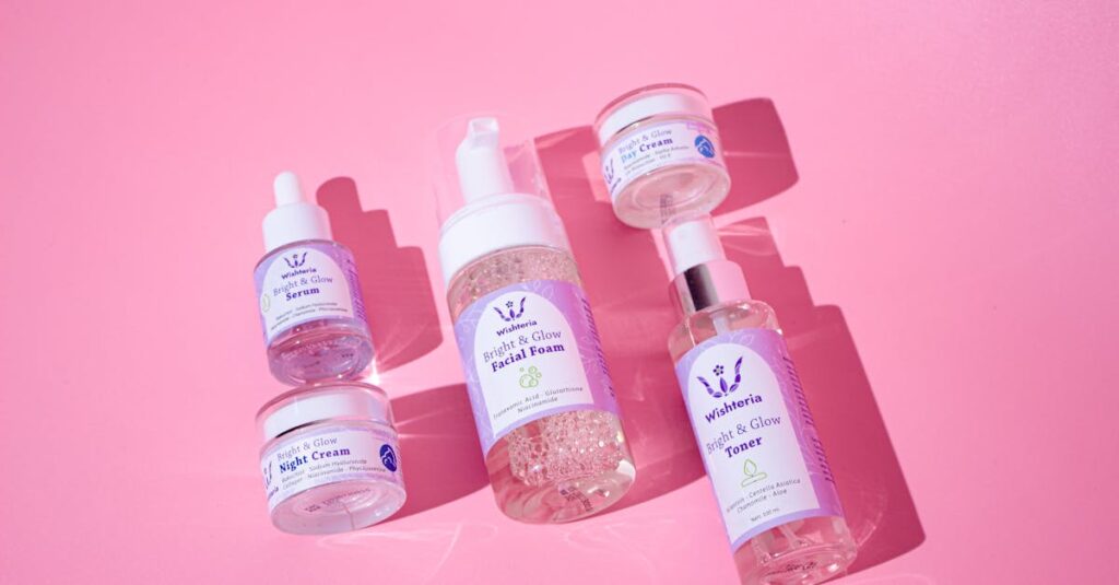 夜のスキンケアの理想的な順番とタイミングを示すチャート