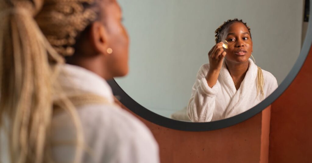 朝のスキンケアルーティンで大人ニキビ予防する流れの図解