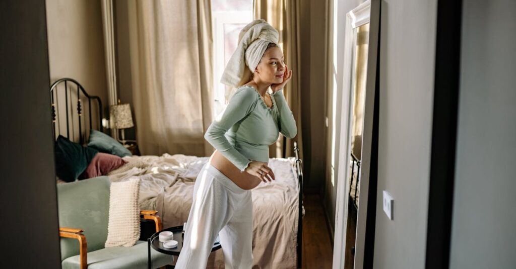 朝のスキンケアルーティンで大人ニキビ予防する流れの図解