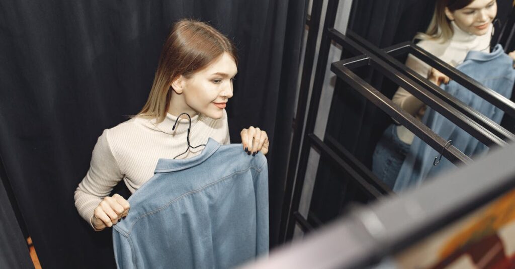 リスクなくスキンケアを試せることを表現したイメージ。笑顔で商品を受け取る若者の姿