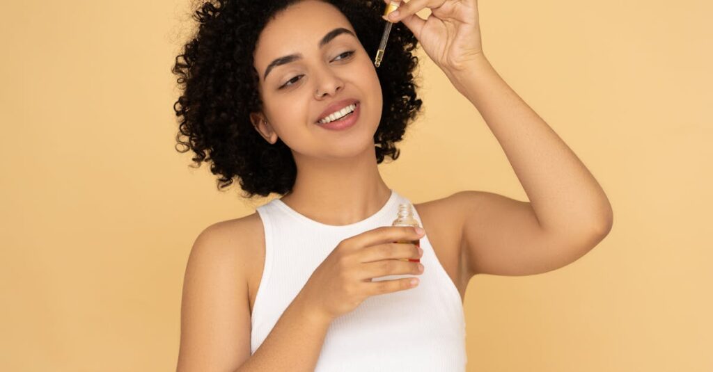 肌荒れが改善し安定した状態の女性の頬