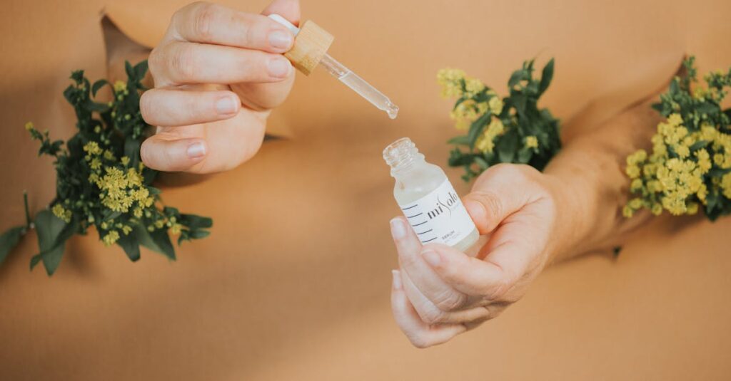 BELLUMORE使用者が感じた5つのスキンケア効果をアイコン付きで説明する図