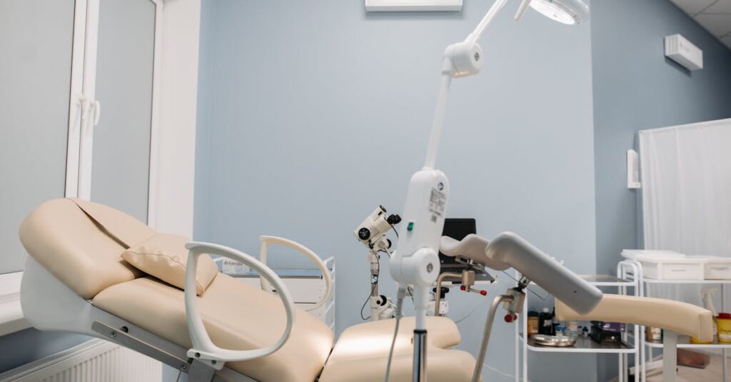 女性専用フロアのある大美会クリニックの施術室