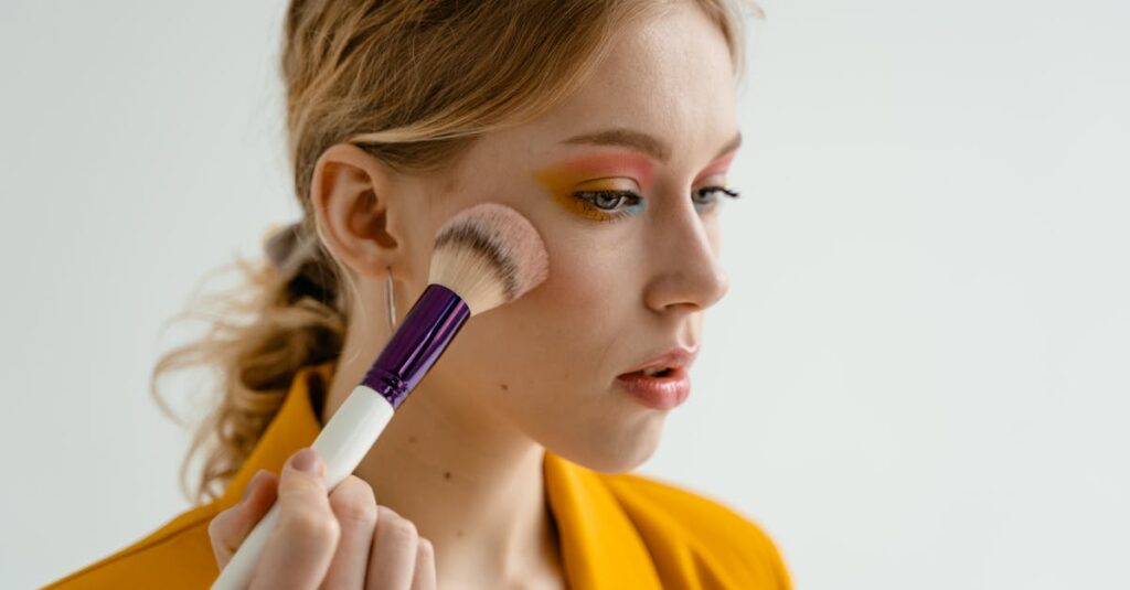 ファンデーションで隠すことによる肌力低下のイメージ