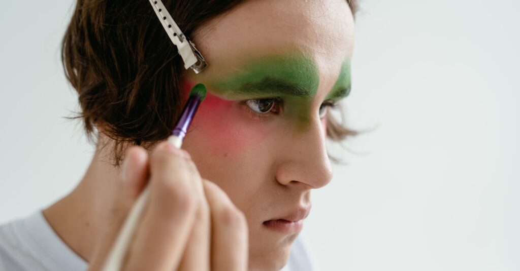 発毛剤の塗布方法を間違えた例と正しい方法を比較したイメージ