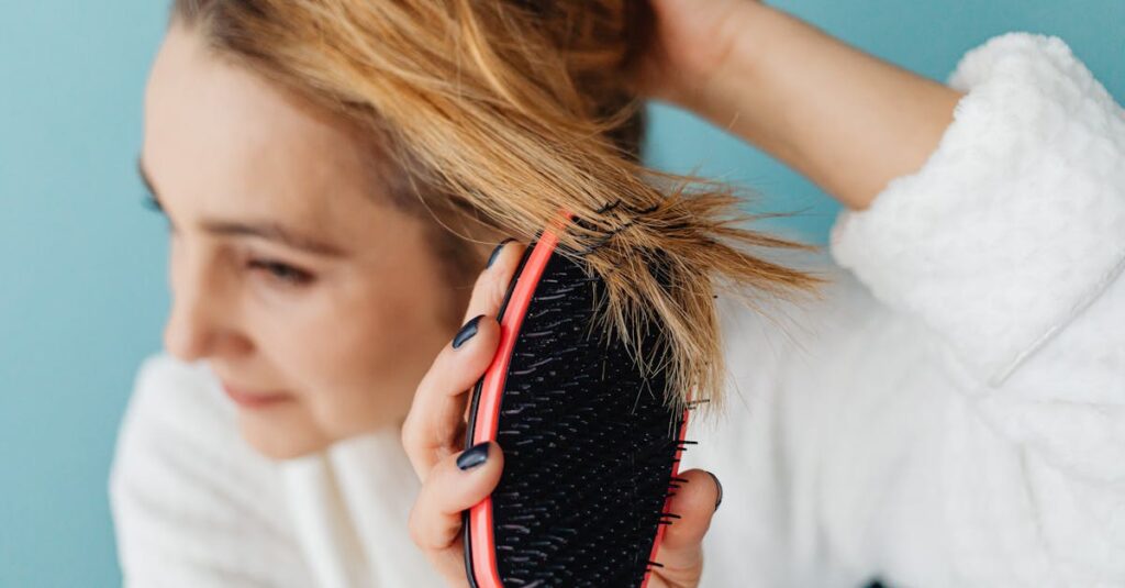 カラートリートメントを5日間連続で使用した髪の変化