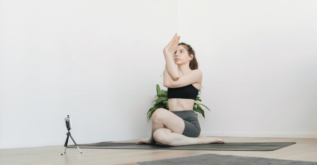 SOELUでオンラインヨガを30日間体験した人の様子を表現するイメージ画像