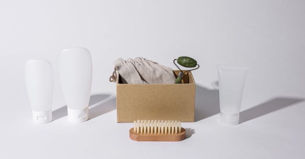 ファンケルのアクネケアたっぷりおためしキットの開封時の様子