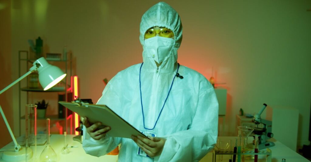 DECENCIAの企業理念と研究体制を示すラボの雰囲気が伝わる画像