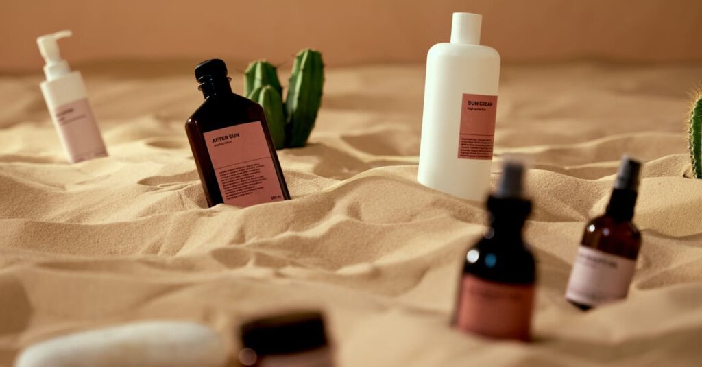 ディセンシア使用前と使用後の肌状態を比較するビフォーアフター画像（潤い・明るさの変化）